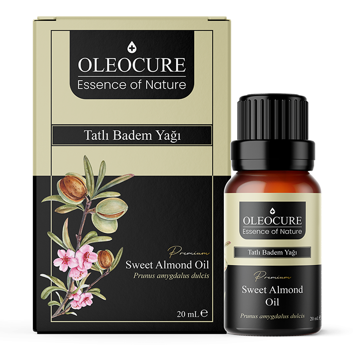 Tatlı Badem (Prunus amygdalus dulcis) Yağı 20 mL %100 Saf (Sweet Almond Oil)